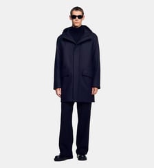 Parka en laine et cachemire Sandro
