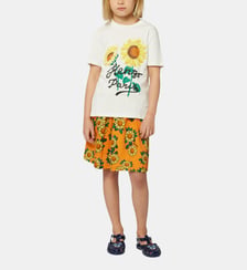 T-shirt avec imprimé tournesol Kenzo Kids