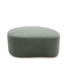 Pouf  Revêtement bouclette à l'aspect laineux Madura