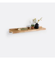 Etagère murale, en chêne massif, longueur 120 cm La Redoute Interieurs