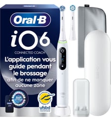 Brosse à dents électrique iO6 Series White Luxe Edition Oral B