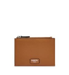 Porte-cartes zippé L en cuir signature Lancel