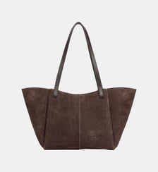 Sac cabas épaule Suède en cuir Lancaster