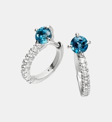 Boucles d’oreilles en anneau en argent 925 Aristocrazy