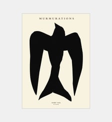 Poster   Murmurations Sort Sol - The Poster Club x By Garmi Poster & Frame