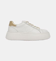 Sneakers en cuir avec maxi logo Liu Jo