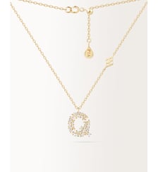 Collier Initiale Q Or Jaune PIAPARIS