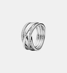 Bague Scintillante & Lignes Polies Pandora