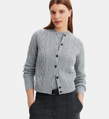 Cardigan à torsades Bompard