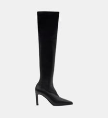 Holly - Cuissardes En Cuir Nappa Stretch Noir Parallèle