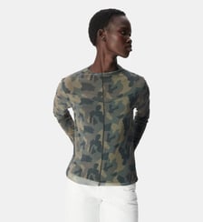 Tee-shirt résille motif léopard Ikks