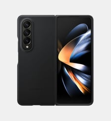 Coque Z Fold 4 Cuir Anthracite Samsung