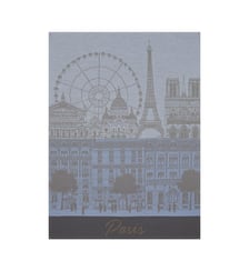 Torchon Paris panorama 100% coton Le Jacquard Francais