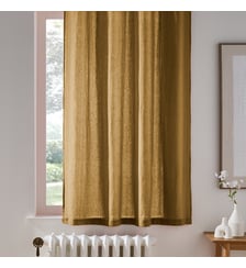 Rideau radiateur lin lavé à oeillets La Redoute Interieurs