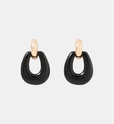 Boucles d'oreilles pendantes en résine vintage Balaboosté