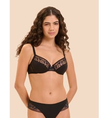 Soutien-gorge avec armatures classique - Noir Simone Pérèle