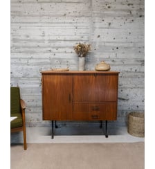 Buffet à roulettes en bois Gustave N°592- Produit chiné Debongout