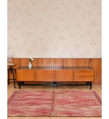 Grande enfilade noire et bois clair Margaret N°507- Produit chiné Debongout