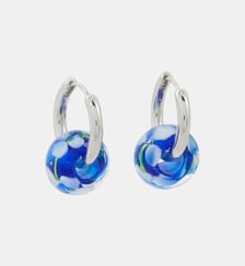 Petites créoles perle en verre Balaboosté