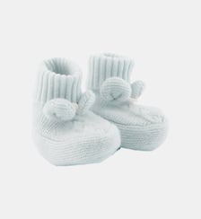 Chaussons -  laine cachemire maille tressée Tartine Et Chocolat