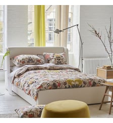 Housse de couette imprimée en percale de coton, BROCART DECORATIF Designers Guild