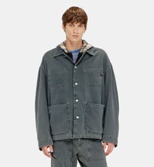 Veste style utility en denim coloré Diesel