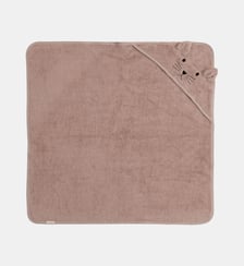 Serviette à capuche chat Kindsgut