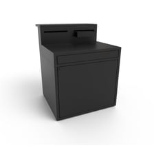 Meuble de cuisine extérieure SDAF CBN desserte acier fermé Comptoir Forge Adour