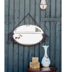 Miroir en fer forgé Georges N°1032- Produit chiné Debongout