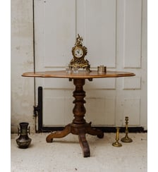 Guéridon en bois Alfred N°195- Produit chiné Debongout