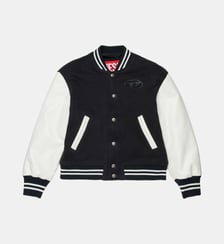 Blouson bomber avec logo imprimé Diesel Kids