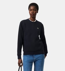 Sweatshirt relaxed fit col rond en Piqué Lacoste