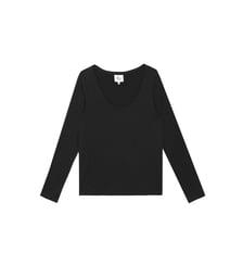 T-shirt manches longues col rond uni TAVY La Petite Etoile