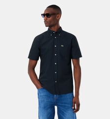 Chemise manches courtes regular fit Oxford Lacoste