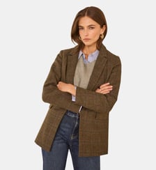 Veste Tailleur En Laine Mélangée Nelia Maison 123