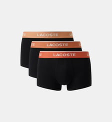 Lot de 3 boxers courts coton stretch Lacoste