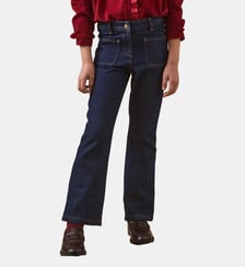 Pantalon flare  en twill Cyrillus