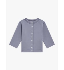 Cardigan pression en molleton de coton Agnès b.
