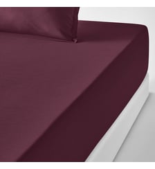 Drap housse percale coton, bonnet 35cm, Scenario La Redoute Interieurs