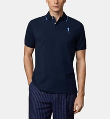 Polo Coupe Regular À Manches Courtes Avec Numéro Hackett London