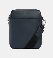 Petite sacoche zippée Marceau en cuir grainé Le Tanneur