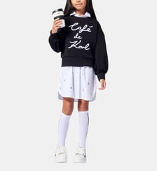 Sweat-shirt avec broderie Karl Lagerfeld Kids