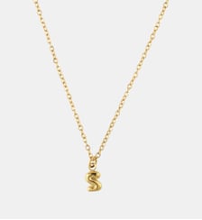 Collier à pendentif lettre S acier inoxydable Balaboosté