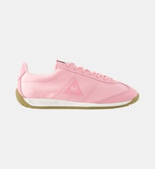 Sneakers retro-running en textile satin et nubuck Quartz Le Coq Sportif