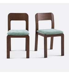 Lot de 2 chaises rembourrées en orme massif Talet La Redoute Interieurs