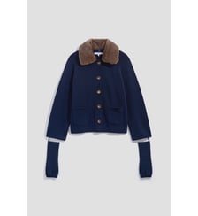 Gilet en cachemire avec col et mitaines - RHIZA Gerard Darel