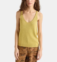Tricot david en lurex rasé Momonì