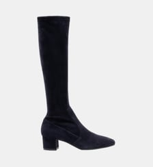 Victoria - Bottes En Veau Stretch Marine Parallèle
