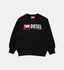 Sweat-shirt à col ras du cou avec logo Diesel Denim Division Diesel Kids