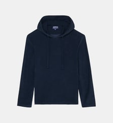 T-shirt manche longue à capuche en éponge Vilebrequin